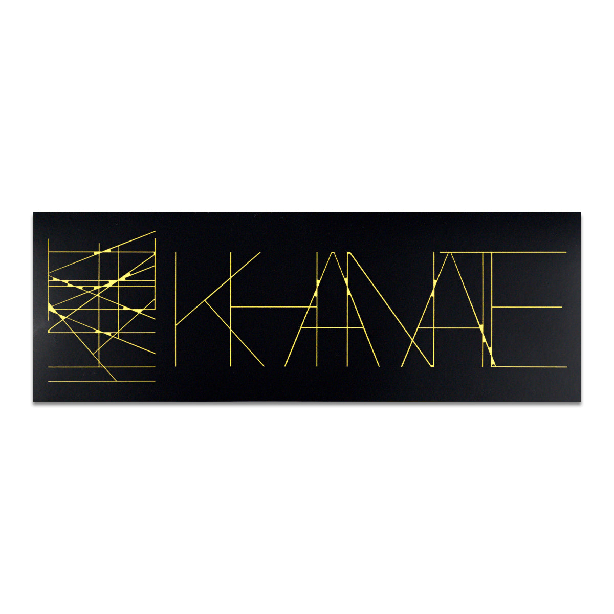 KHANATE "Logo - Rectangular" Sticker