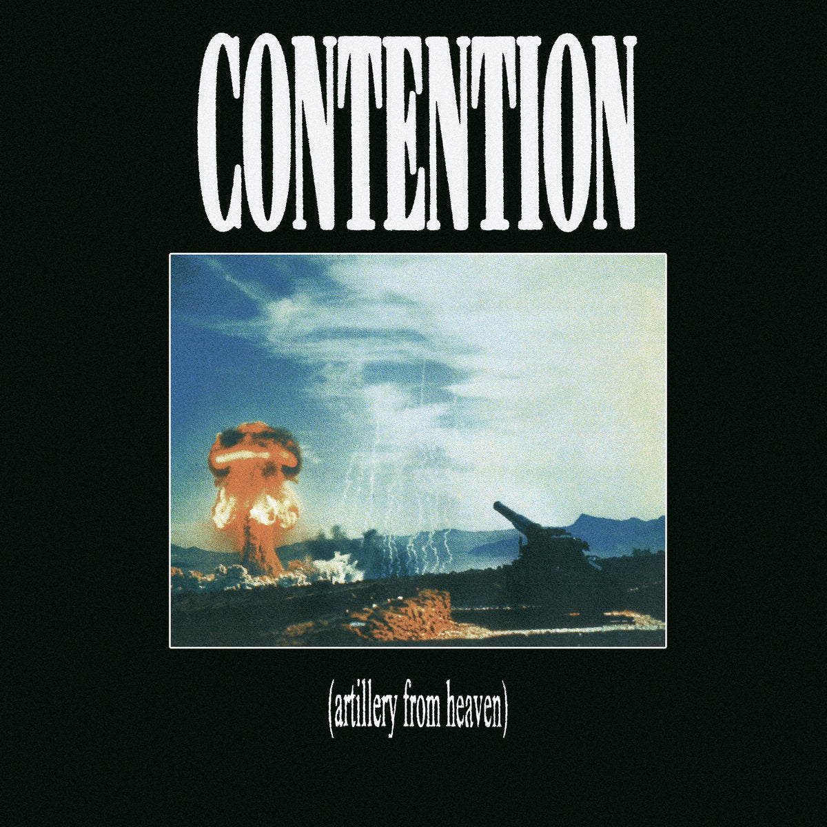 CONTENTION "Artillery From Heaven" LP