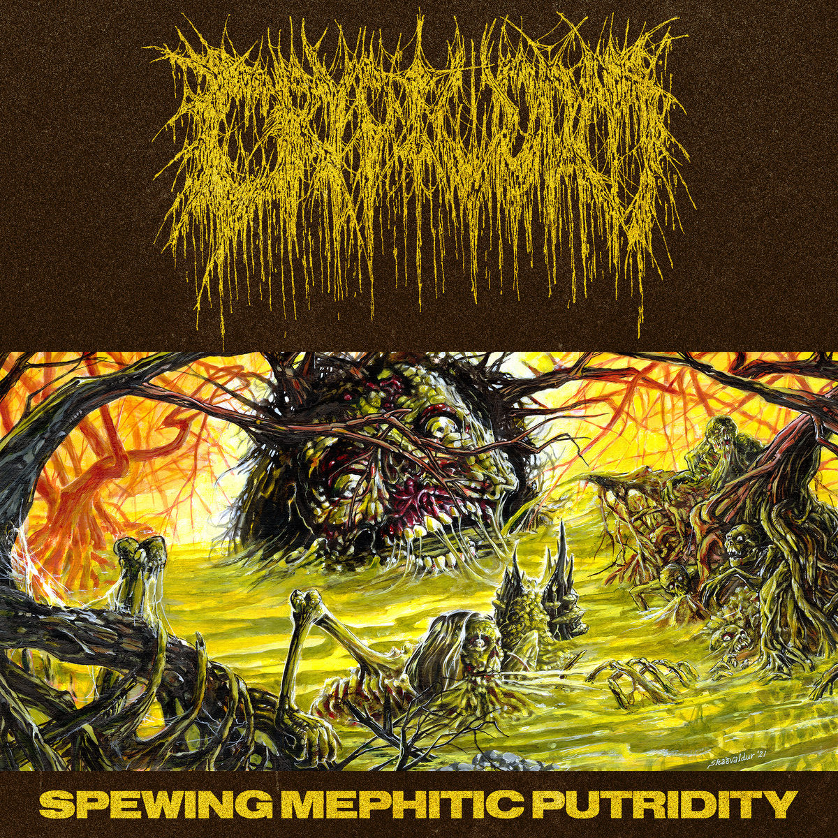 CRYPTWORM "Spewing Mephitic Putridity" LP