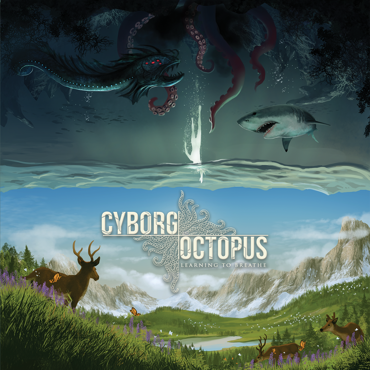 CYBORG OCTOPUS "Learning To Breathe" LP