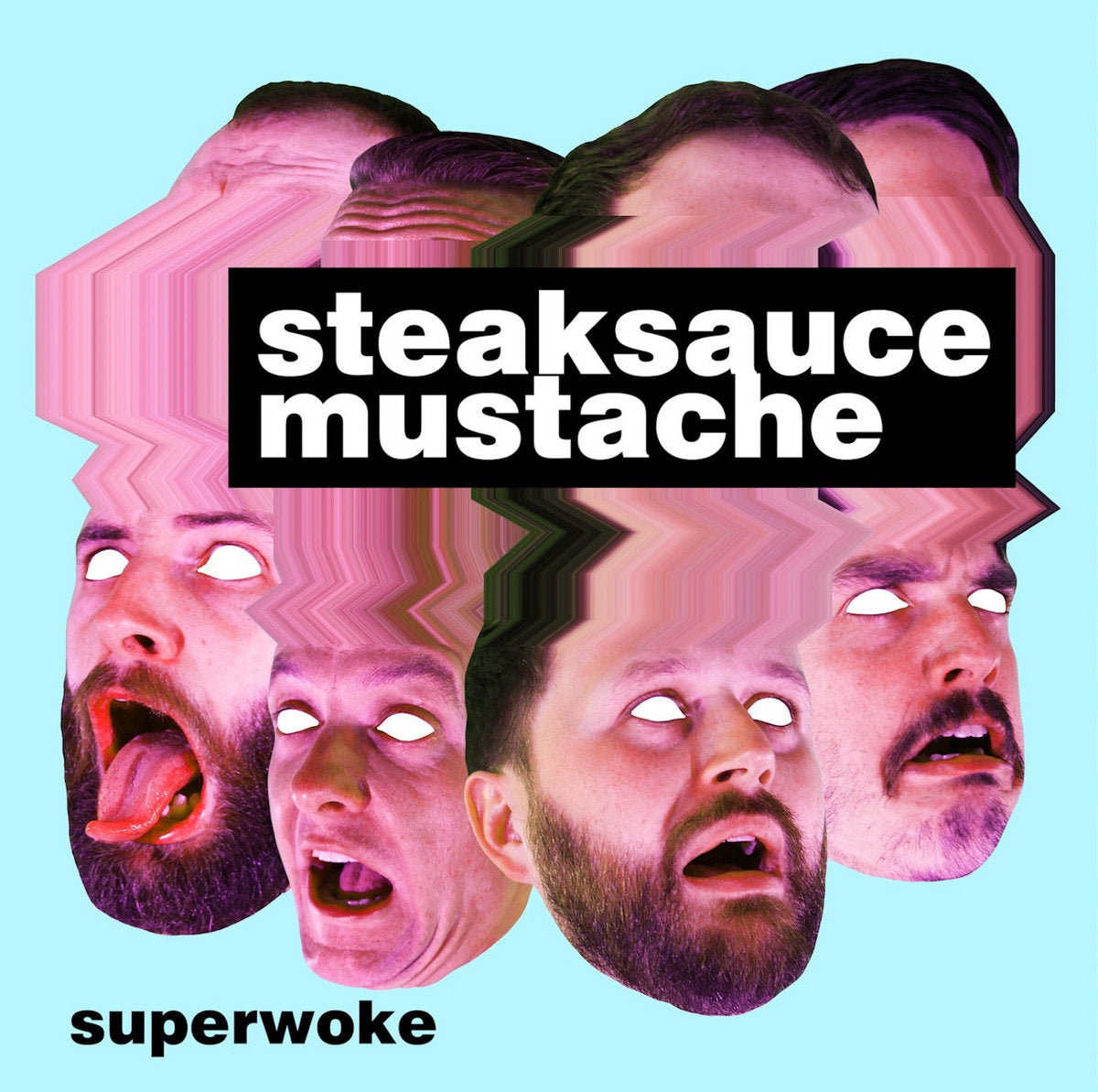 STEAKSAUCE MUSTACHE "Superwoke" LP