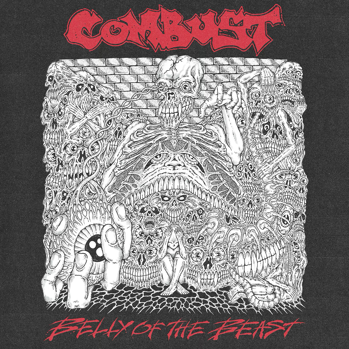 COMBUST "Belly Of The Beast" LP