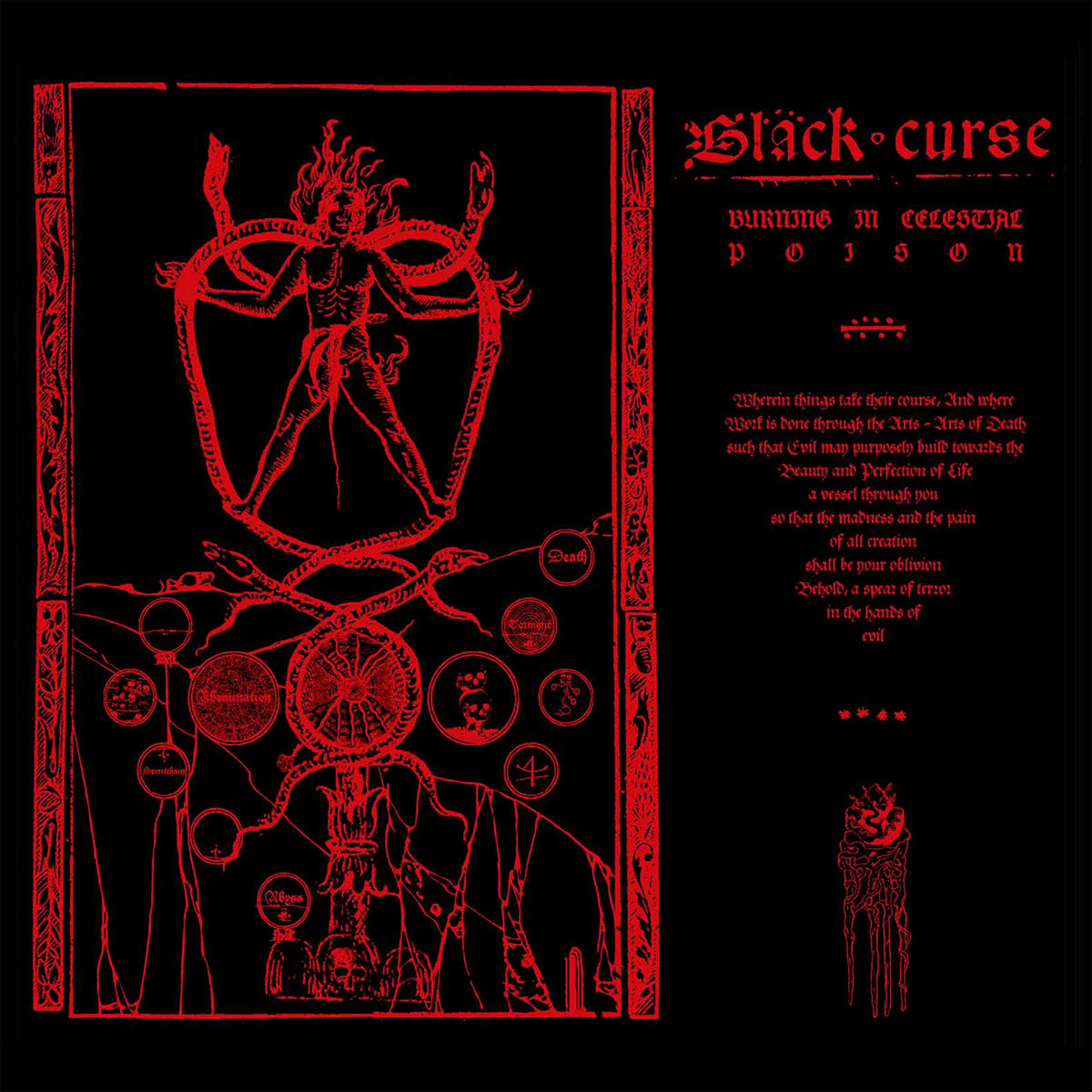 BLACK CURSE "Burning In Celestial Poison" Tape