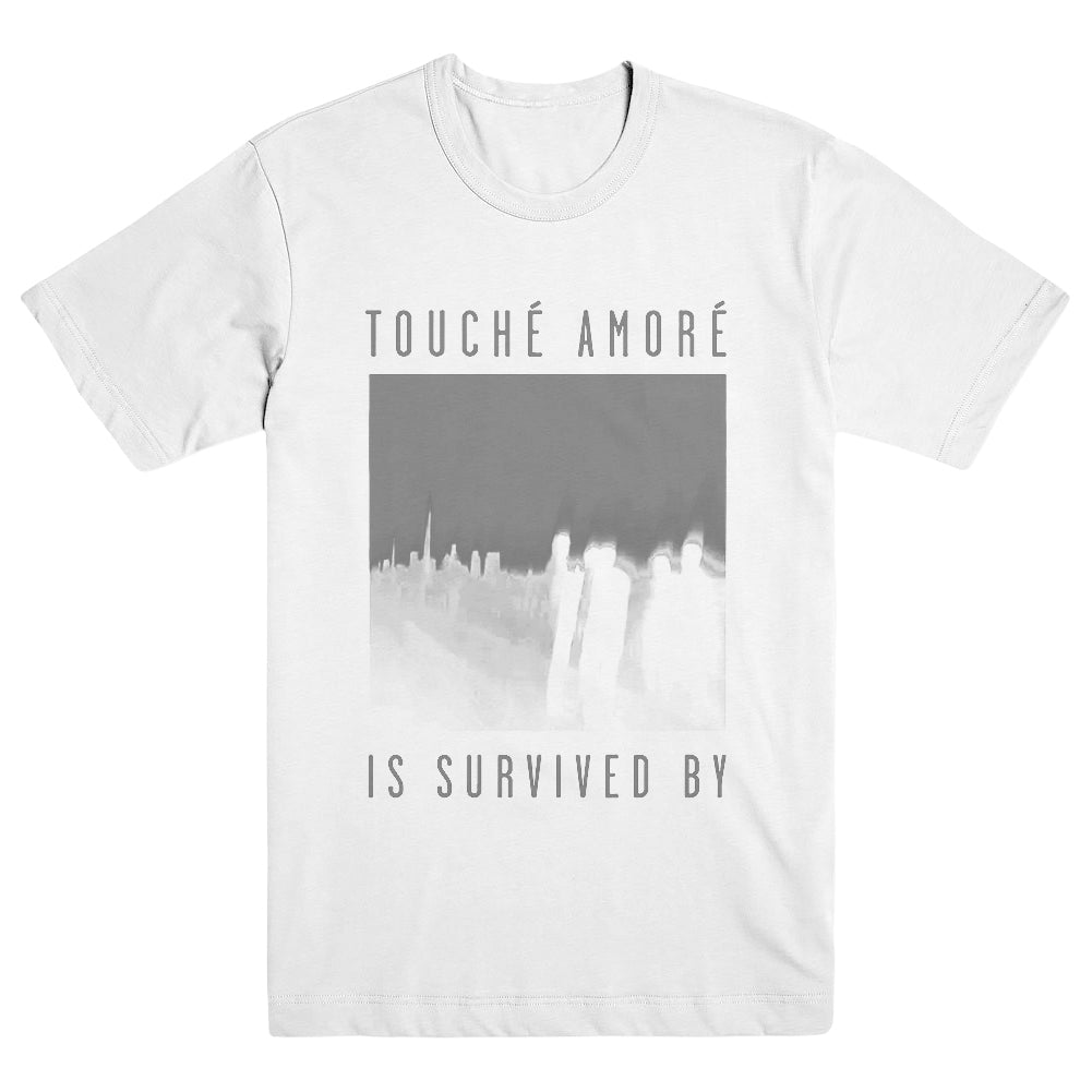 TOUCHE AMORE "Is Survived By: Revived - White" T-Shirt