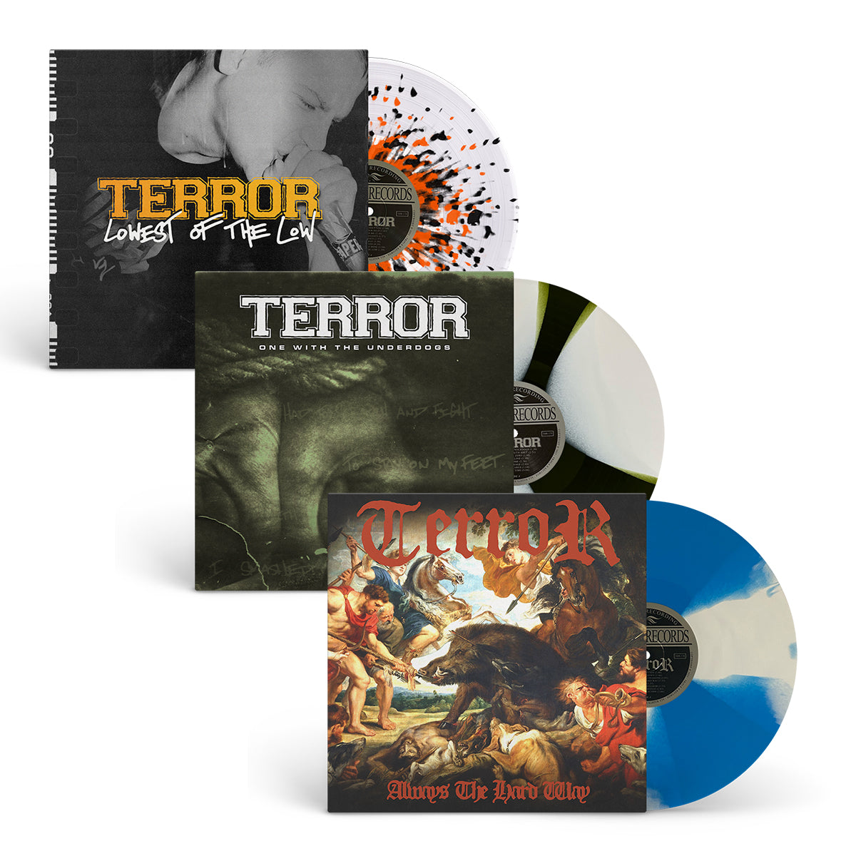 TERROR "The Triple B Reissues" Vinyl Bundle