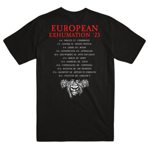 UNDEATH "European Exhumation 2023" T-Shirt