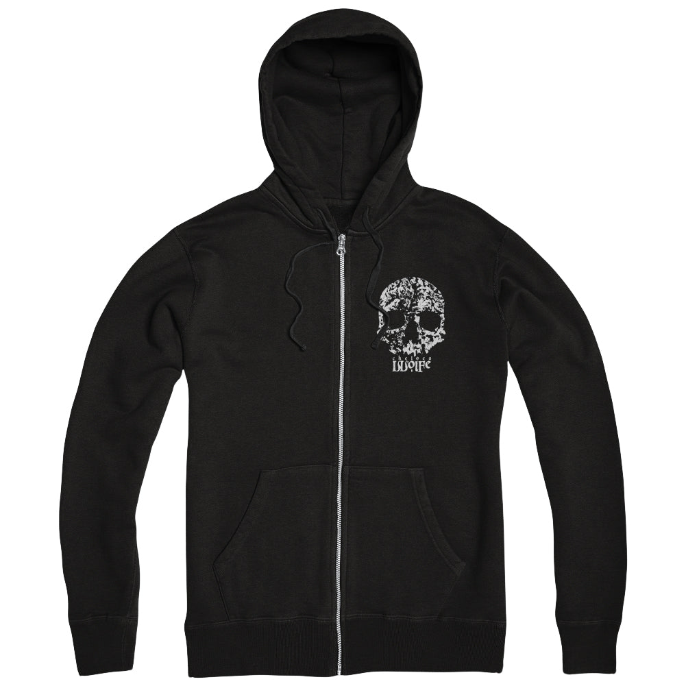 Skull deals zipper hoodie