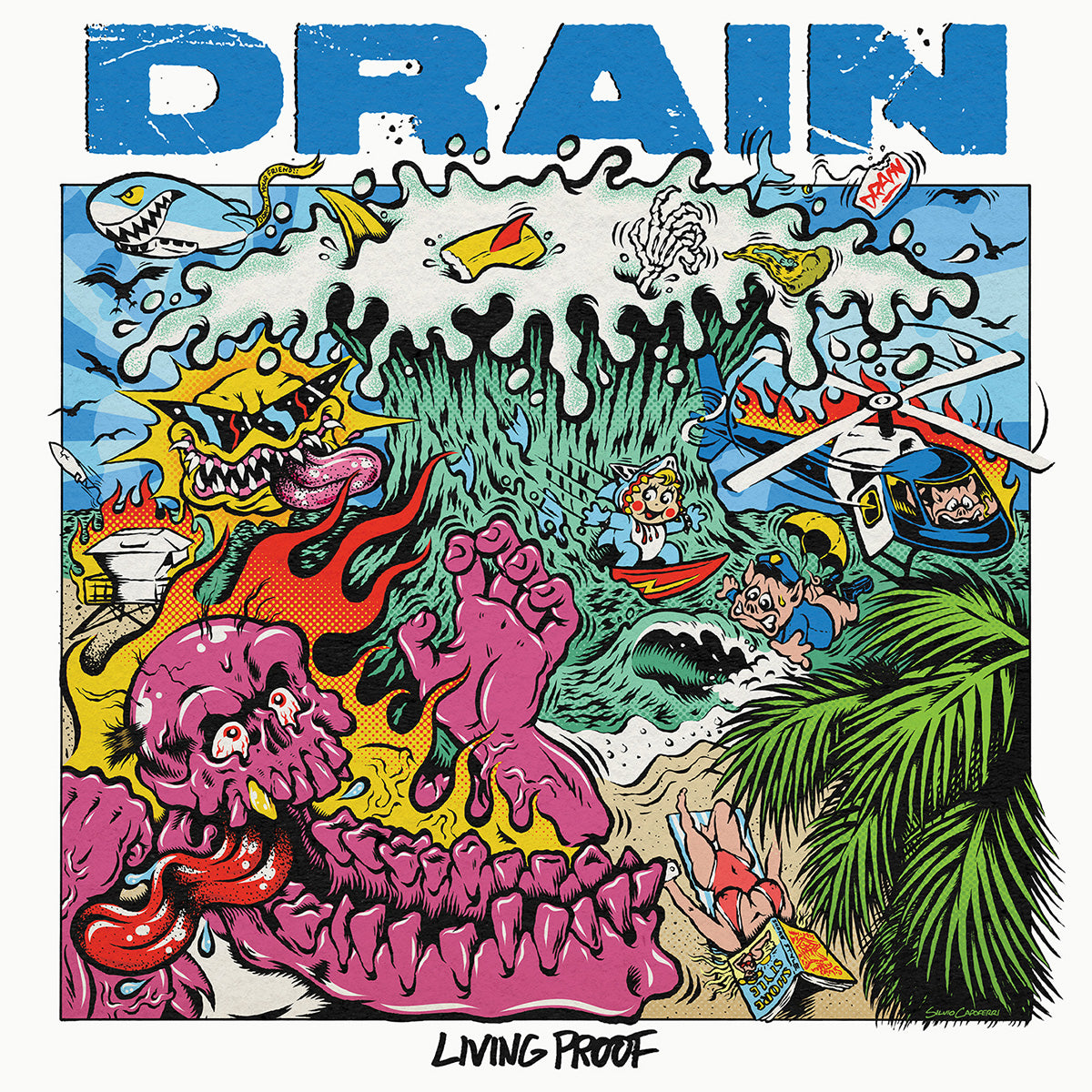 DRAIN "Living Proof" LP