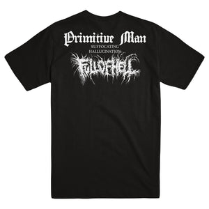 FULL OF HELL & PRIMITIVE MAN "Bludgeon" T-Shirt