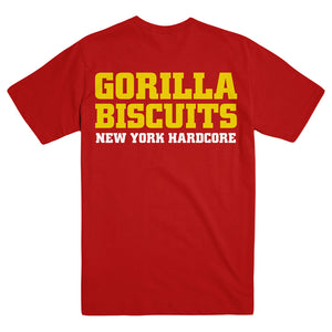 GORILLA BISCUITS "Hold Your Ground Red" T-Shirt