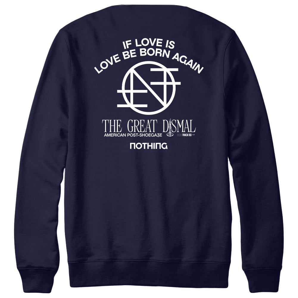 NOTHING "Love Is - Navy" Crewneck