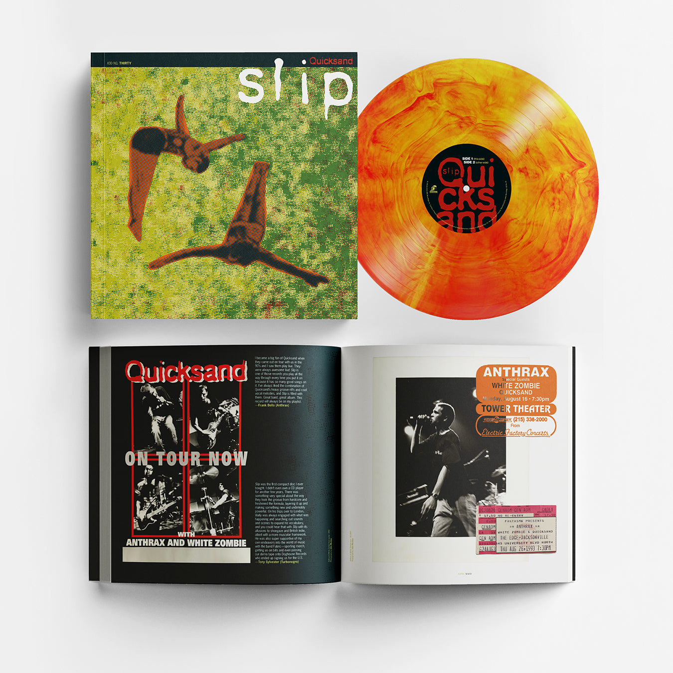 QUICKSAND "Slip - 30th Anniversary - Deluxe" LP + Book