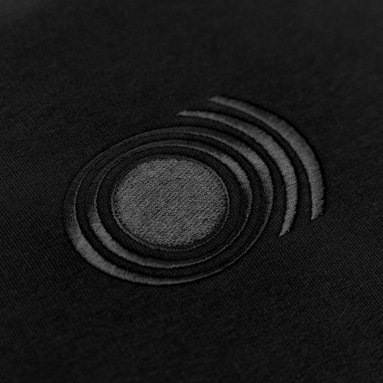 SUNN O))) "Embroidered Logo - Black On Black" Crewneck