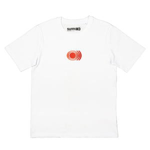 SUNN O))) "Embroidered Logo - Red On White" T-Shirt