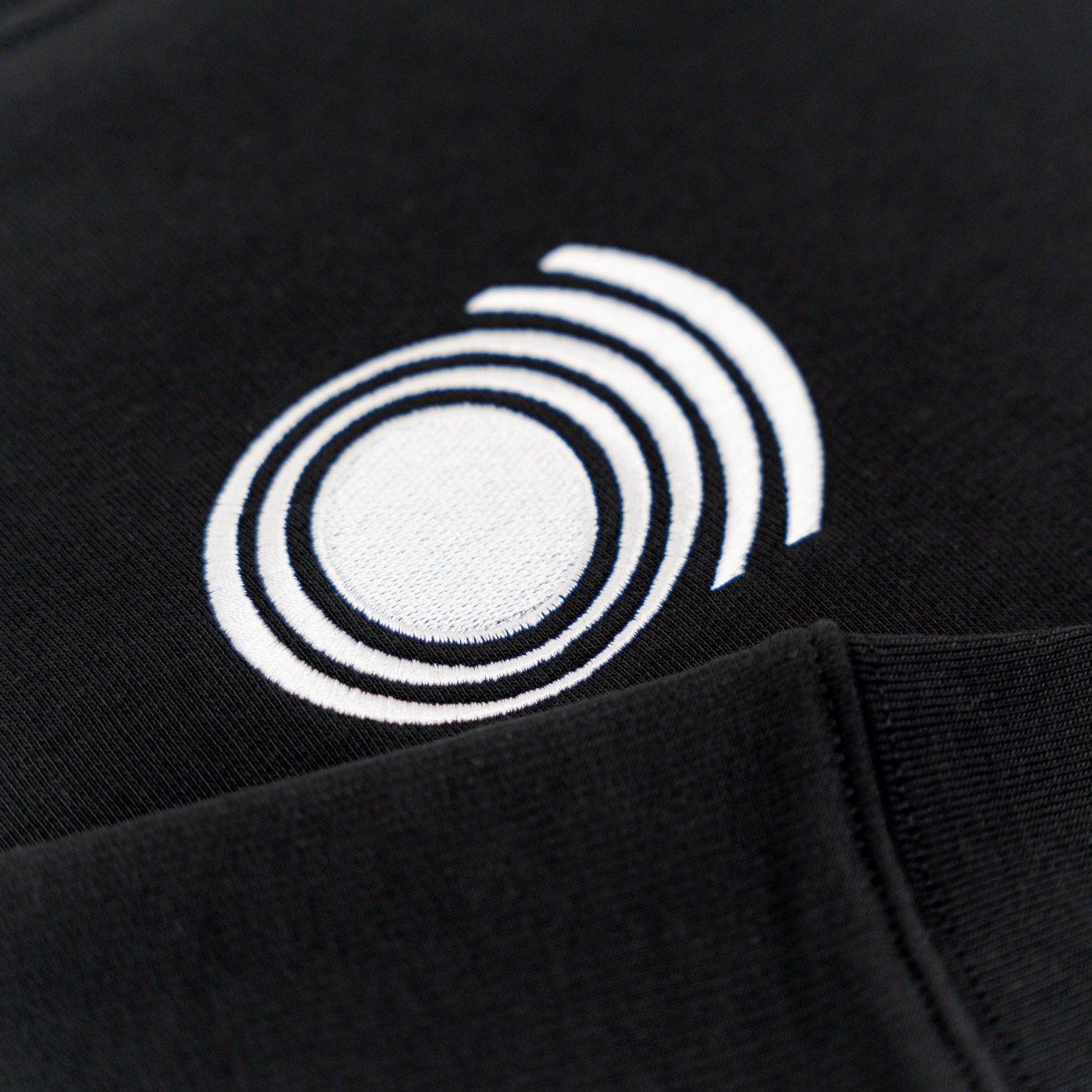 SUNN O))) "Embroidered Logo - White On Black" Crewneck